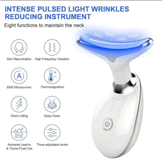 Micro-Current Facial Massager Handset – Lift, Tone & Rejuvenate Skin for Radiant, Youthful Glow